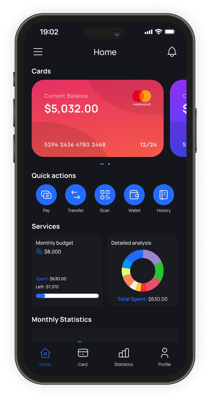 iMoney Home Screen