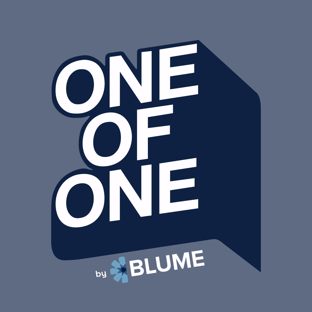 Grey: navy mark on grey