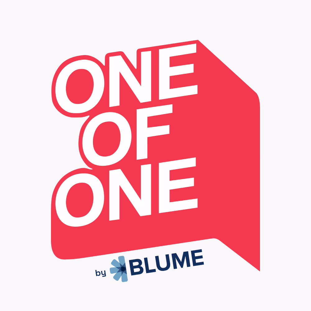 The mark with a Blume Red bubble